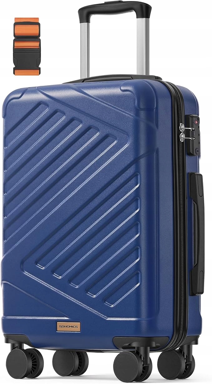 Cestovní Kufr S Tsa Zámkem, Kufr Na Kolečkách Velikost M 55 CM 36 L