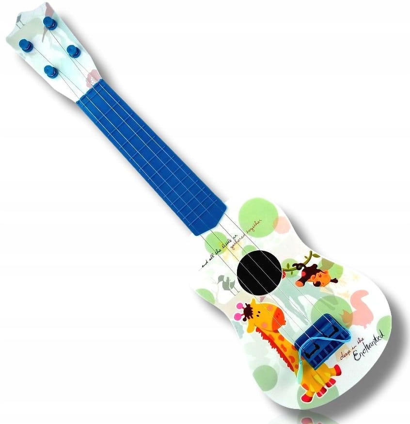 GITARA DLA DZIECI DUŻA 55CM UKULELE GRA INSTRUMENT Marka inna