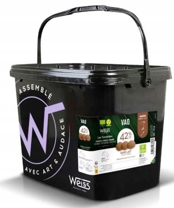 Czekolada Vao mleczna 42% Weiss opak. 5kg