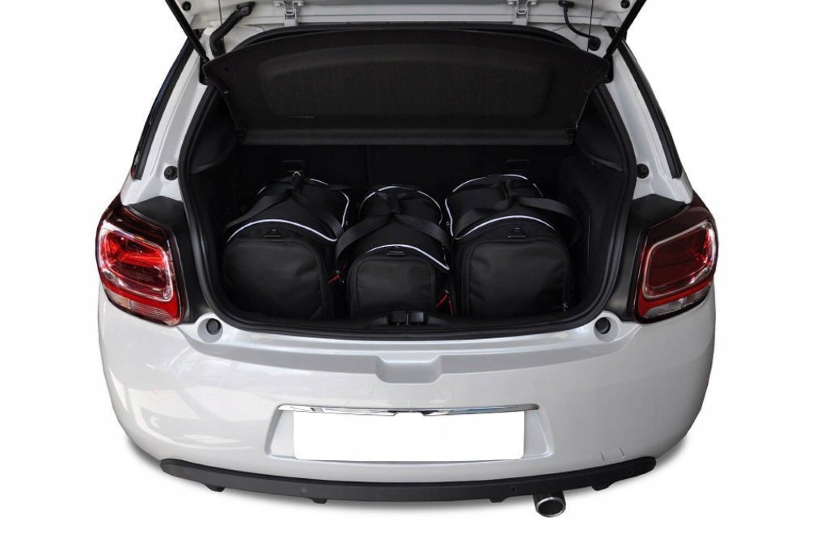 J&j Automotive Sada 3ks cestovných tašiek Aero pre Citroen DS3 Hatchback 2