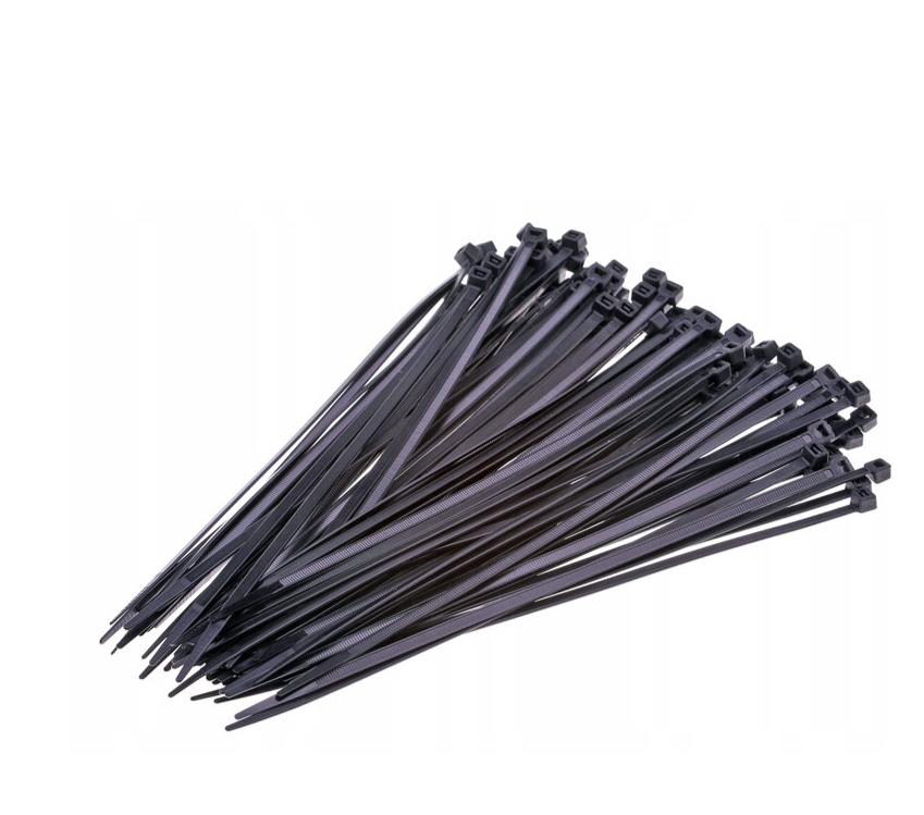 OPASKI ZACISKOWE KABLOWE czarne 2,5x150 mm 100szt. EAN (GTIN) 5903293021514
