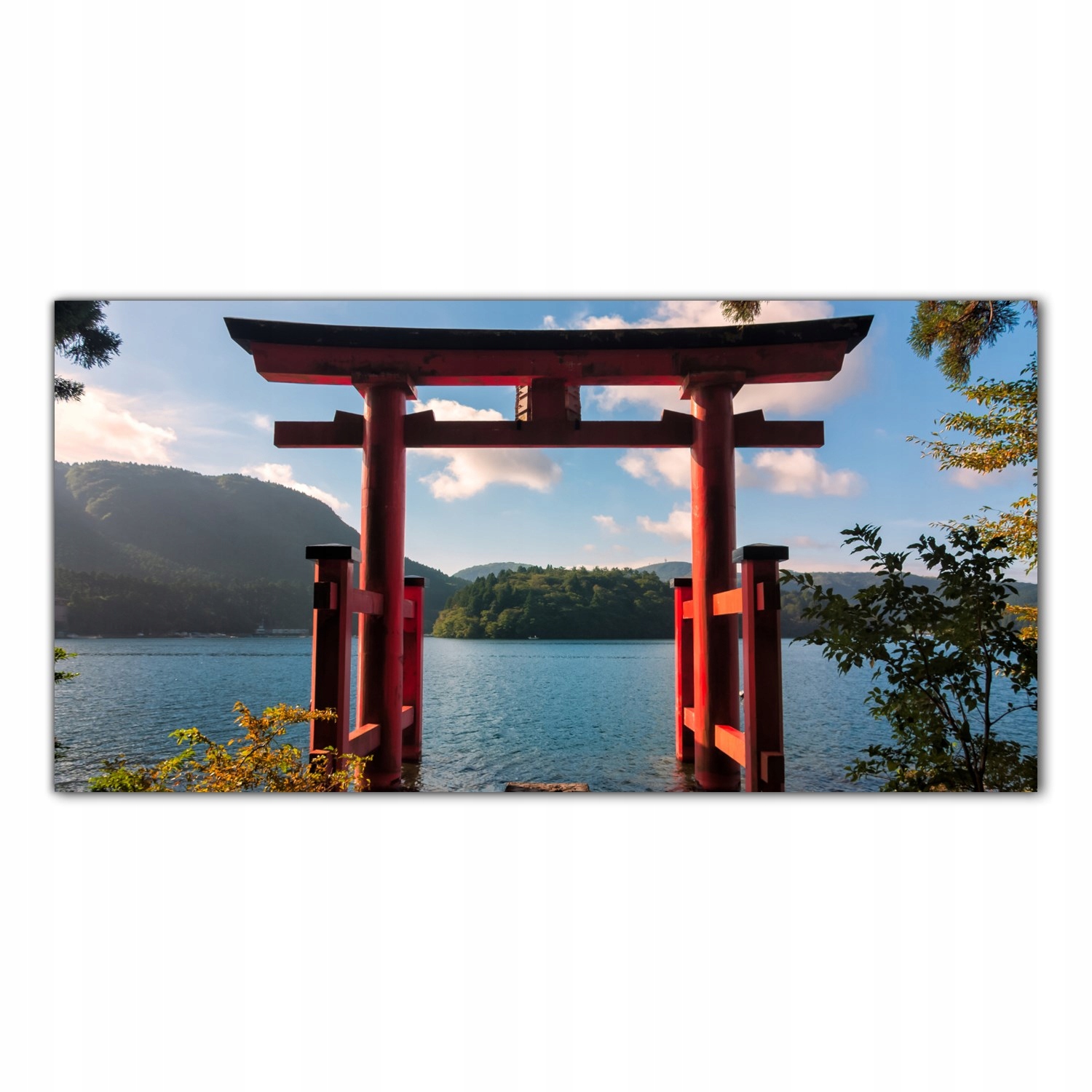 Japonsko Chrám 120x60 Sklo lacobel do kuchyně