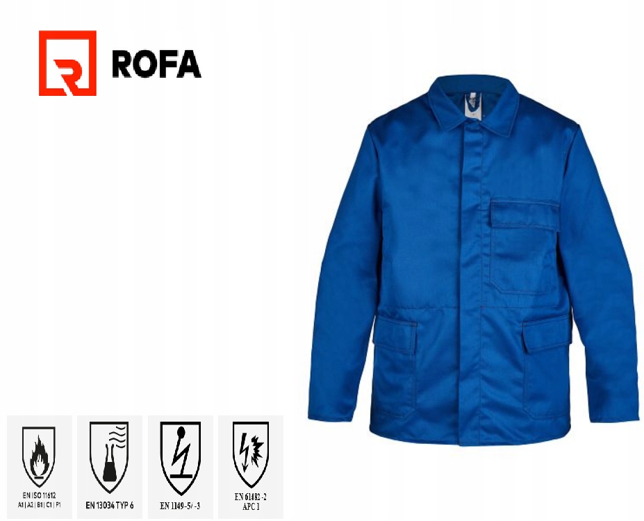 Bluza Robocza Spawalnicza Nomex Rofa Rofa 535501 Blue R.54