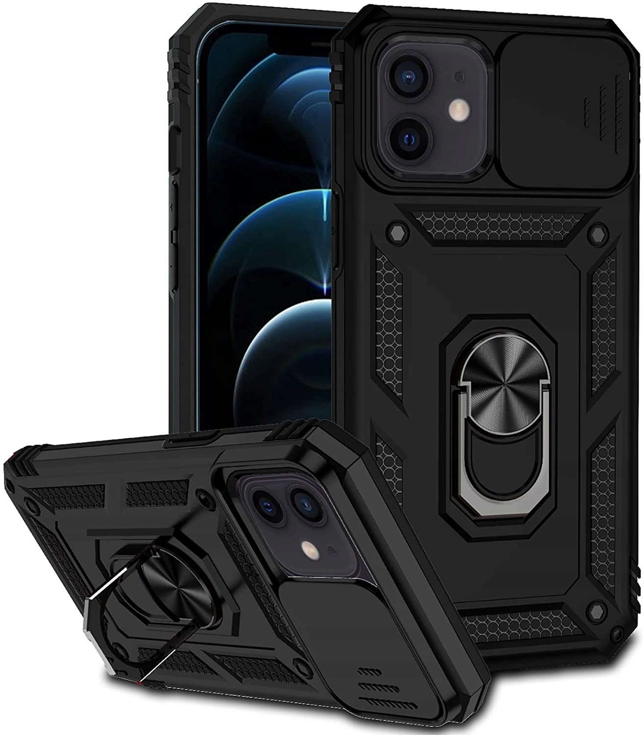 

Etui Defender Slide +szkło do iPhone 12 12 Pro