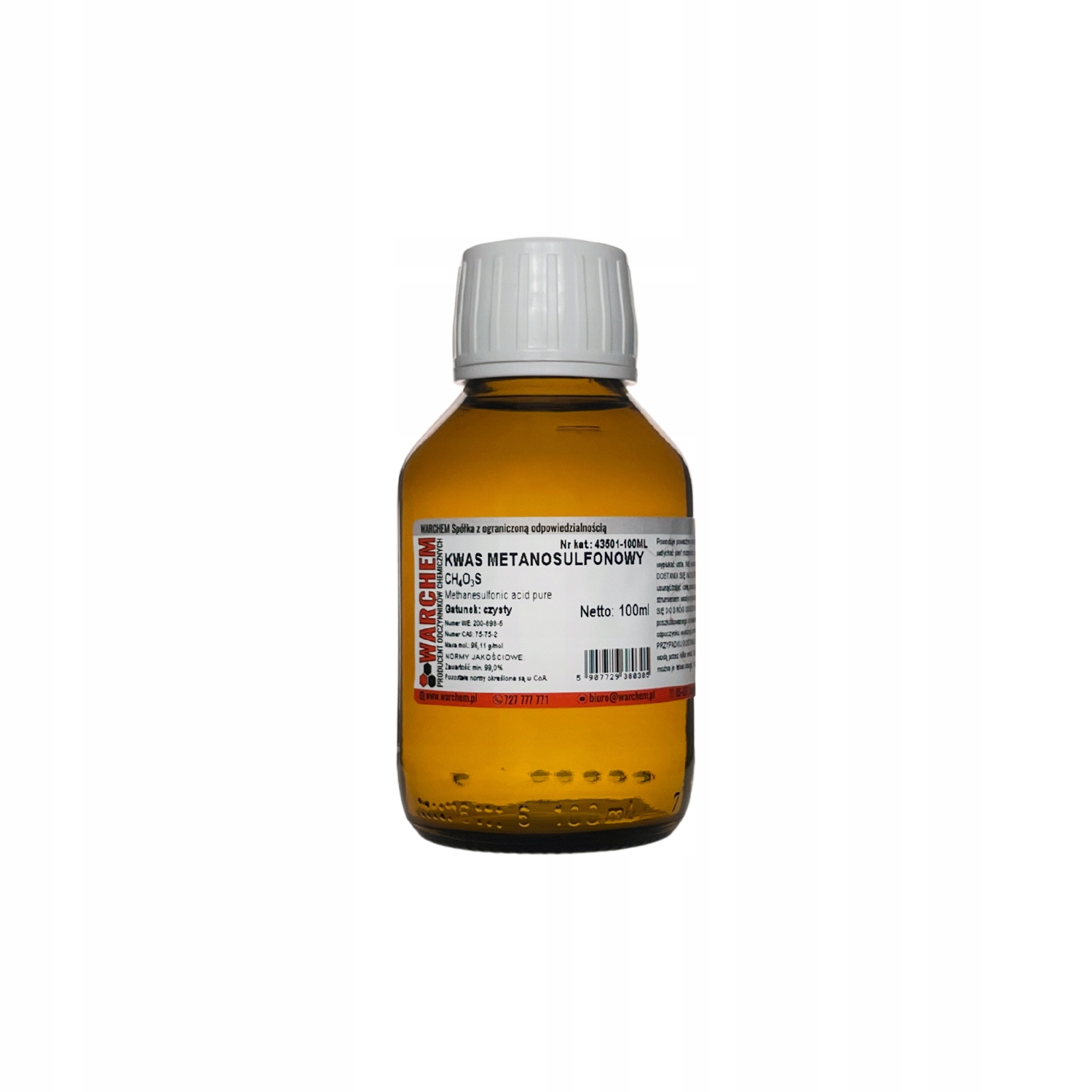 Kwas Metanosulfonowy czysty 100ml