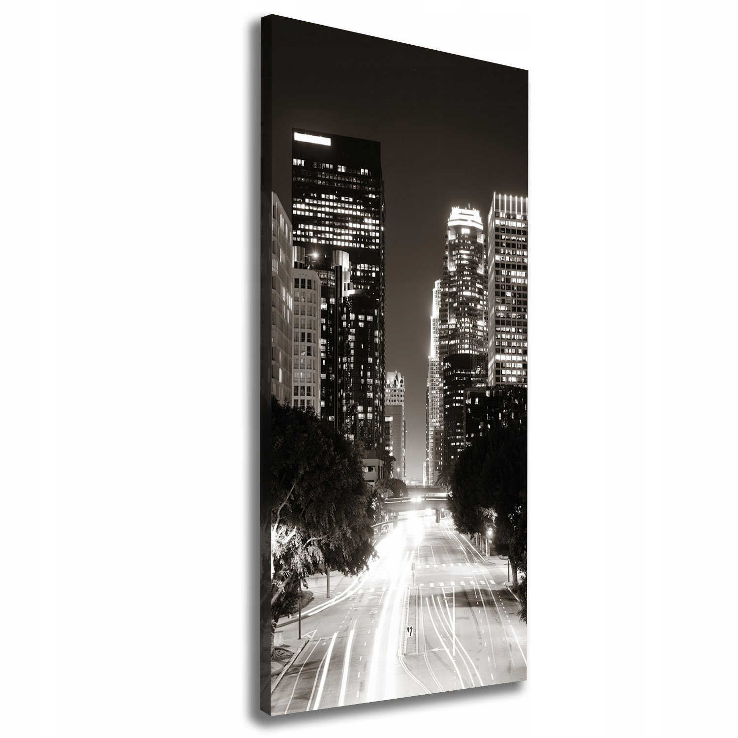 

Foto obraz na płótnie Los Angeles nocą 50x125 cm