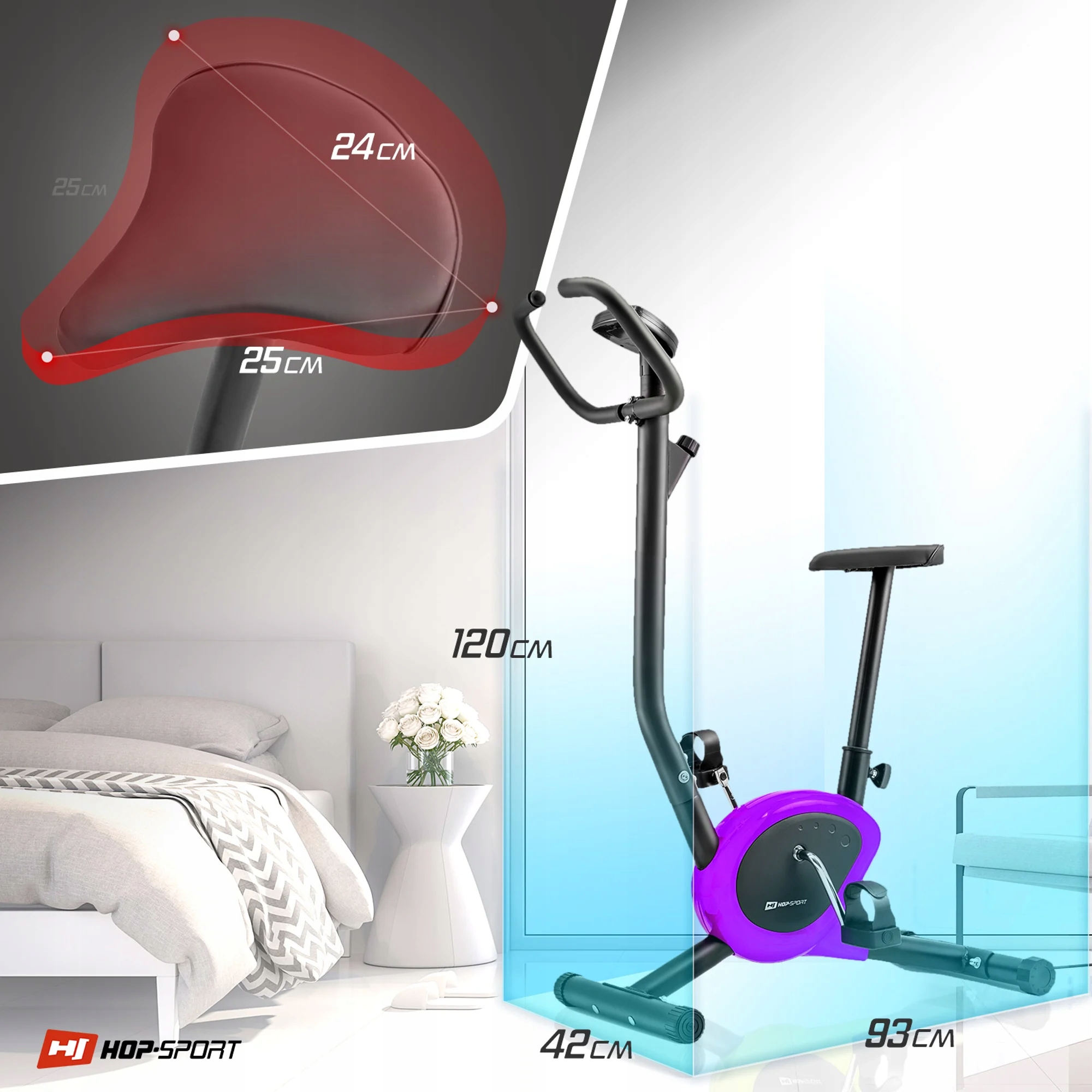 Стаціонарний Велотренажер для вправ Модель HS-010H Rio