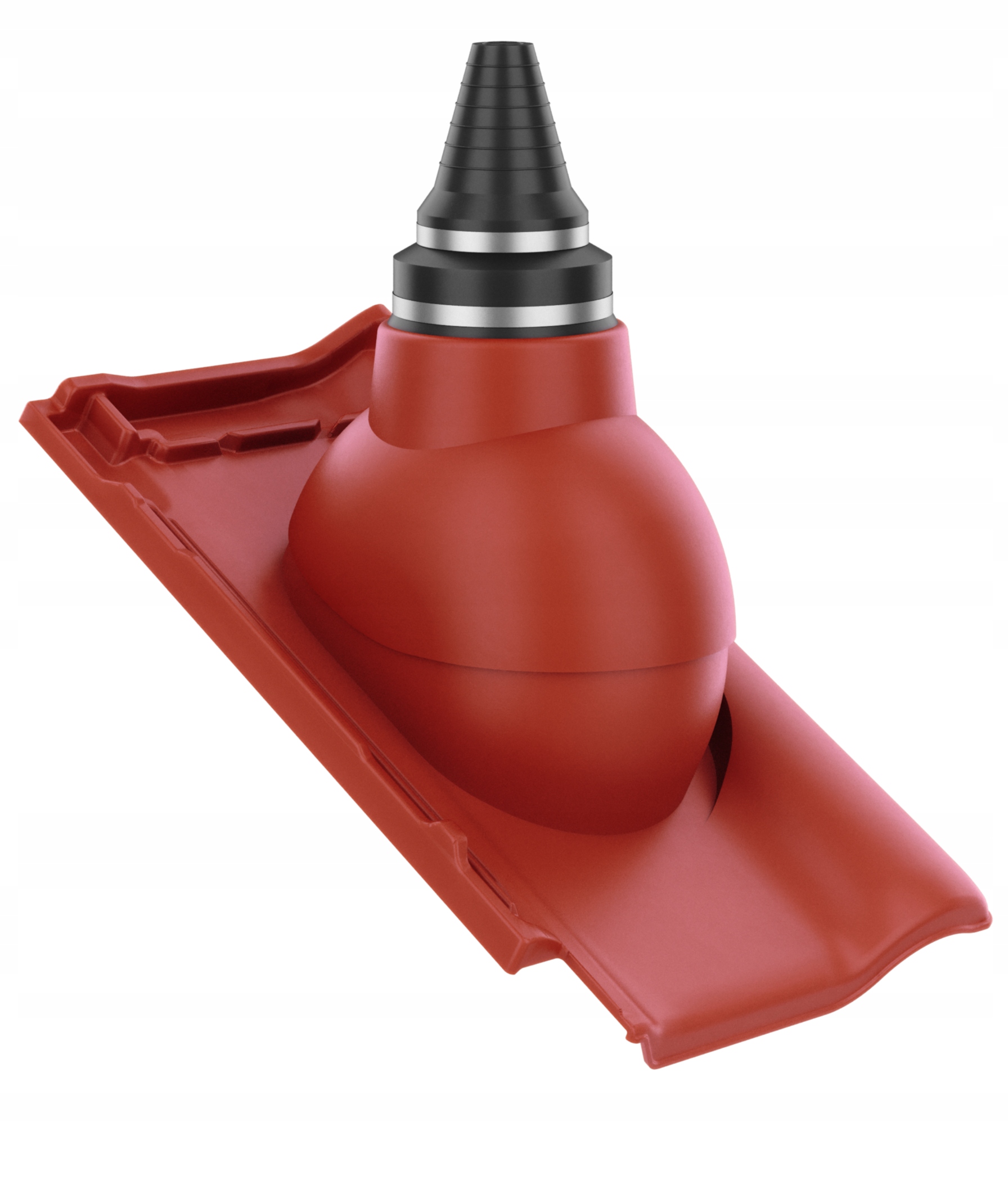 Anténní průchod těsným střešním průchodem Roben Piemont Trentino