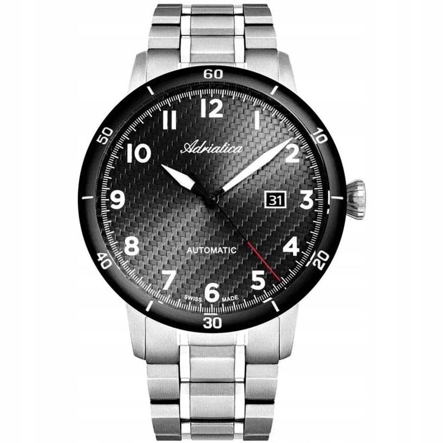 Pánské Hodinky Adriatica A8383.4126A stříbrný náramek