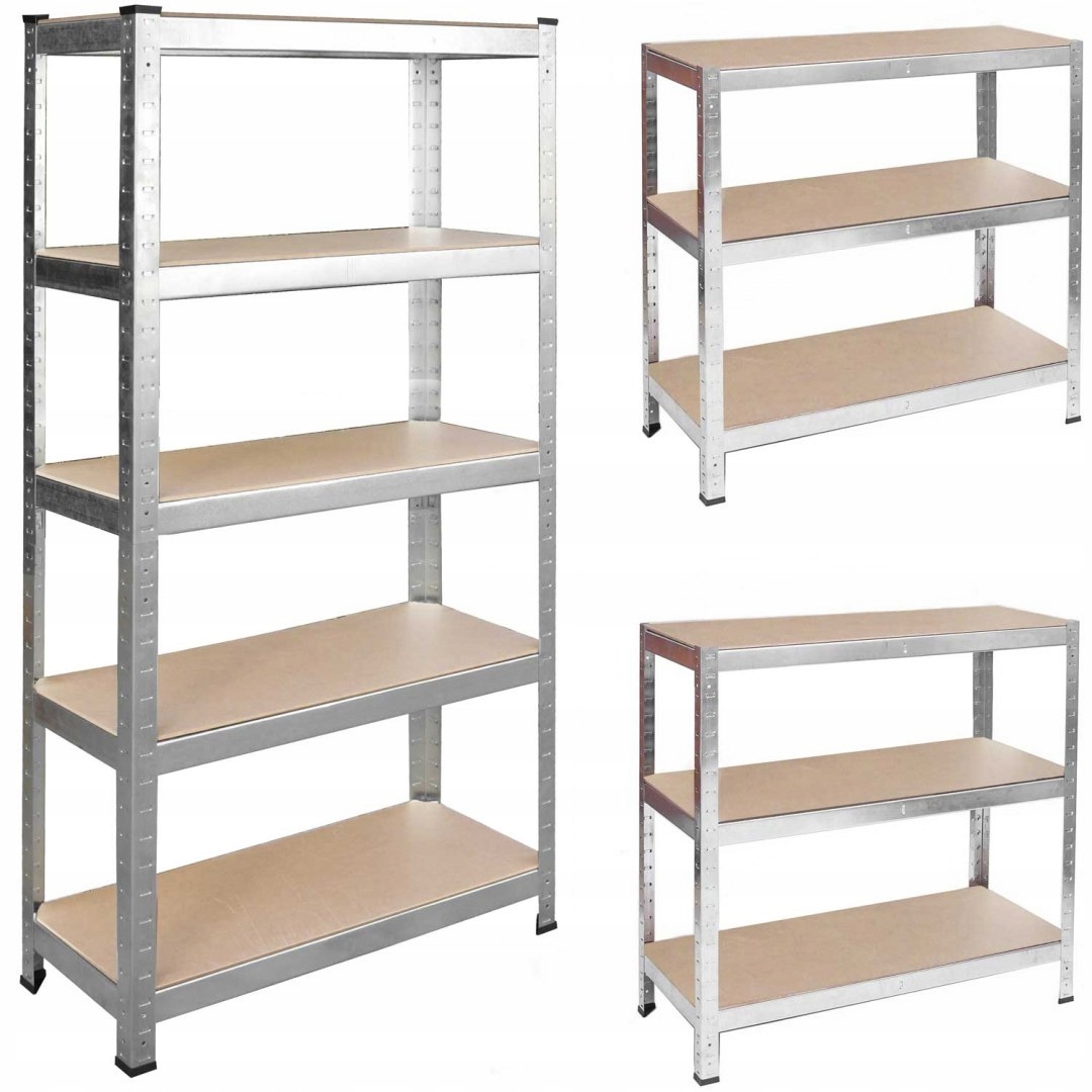 

Regał Magazynowy 2w1 Metalowy 180 x90x30cm Humberg