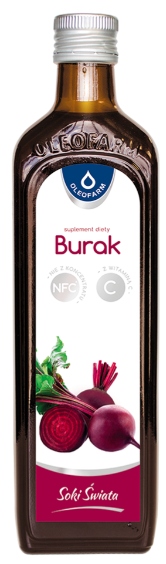

Sok z buraka z witaminą C Nfc Oleofarm 490 ml