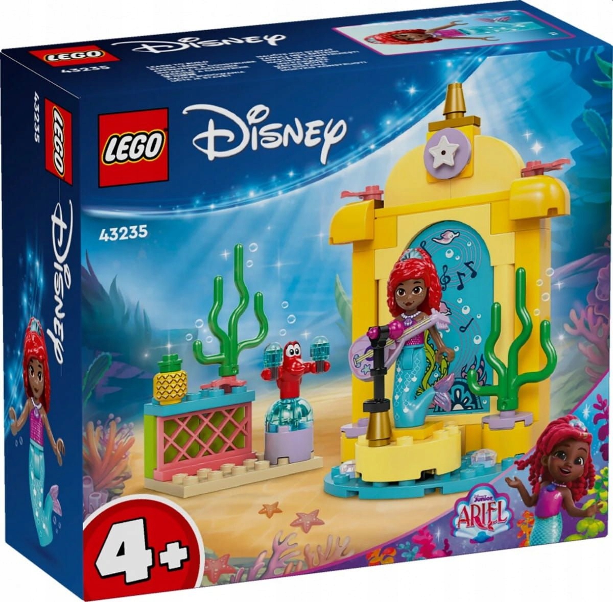 LEGO DISNEY - ARIEL I JEJ SCENA MUZYCZNA NR 43235