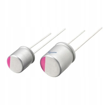 Полимерный конденсатор 820 МКФ 2.5 V THT x2pcs