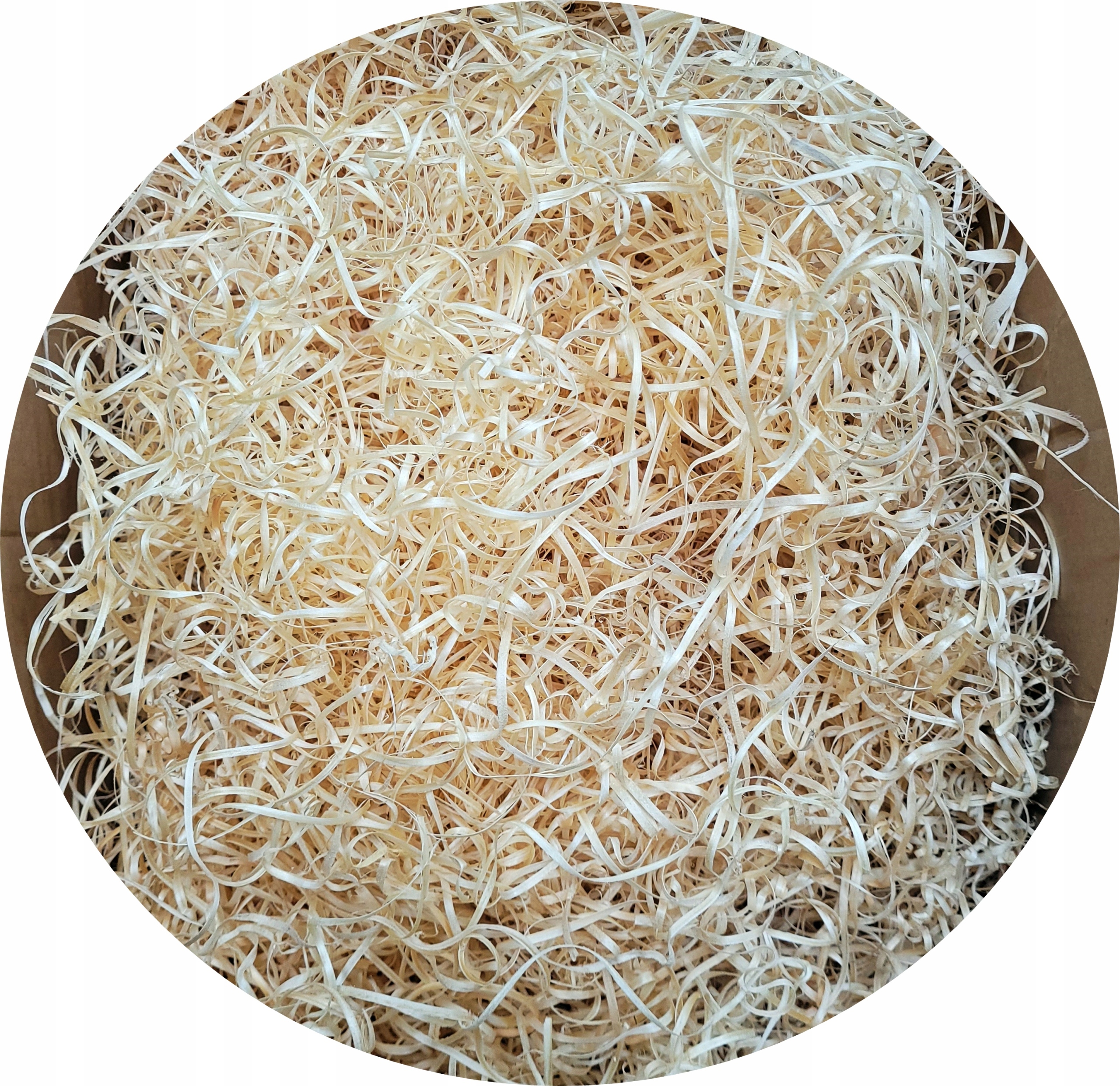 Wełna drzewna Wypełniacz do paczek Eko Sianko 1 kg Rodzaj wełna drzewna