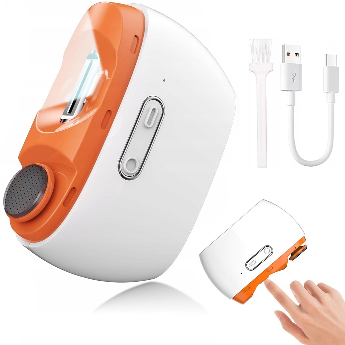 2V1 Bruska Na Nehty Elektrické Nůžky Pro Péči O Usb