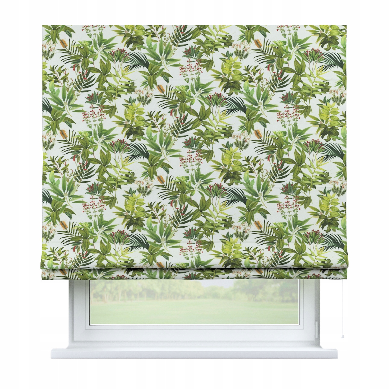 Hotová rímska roleta Bari 120x160 cm zelená