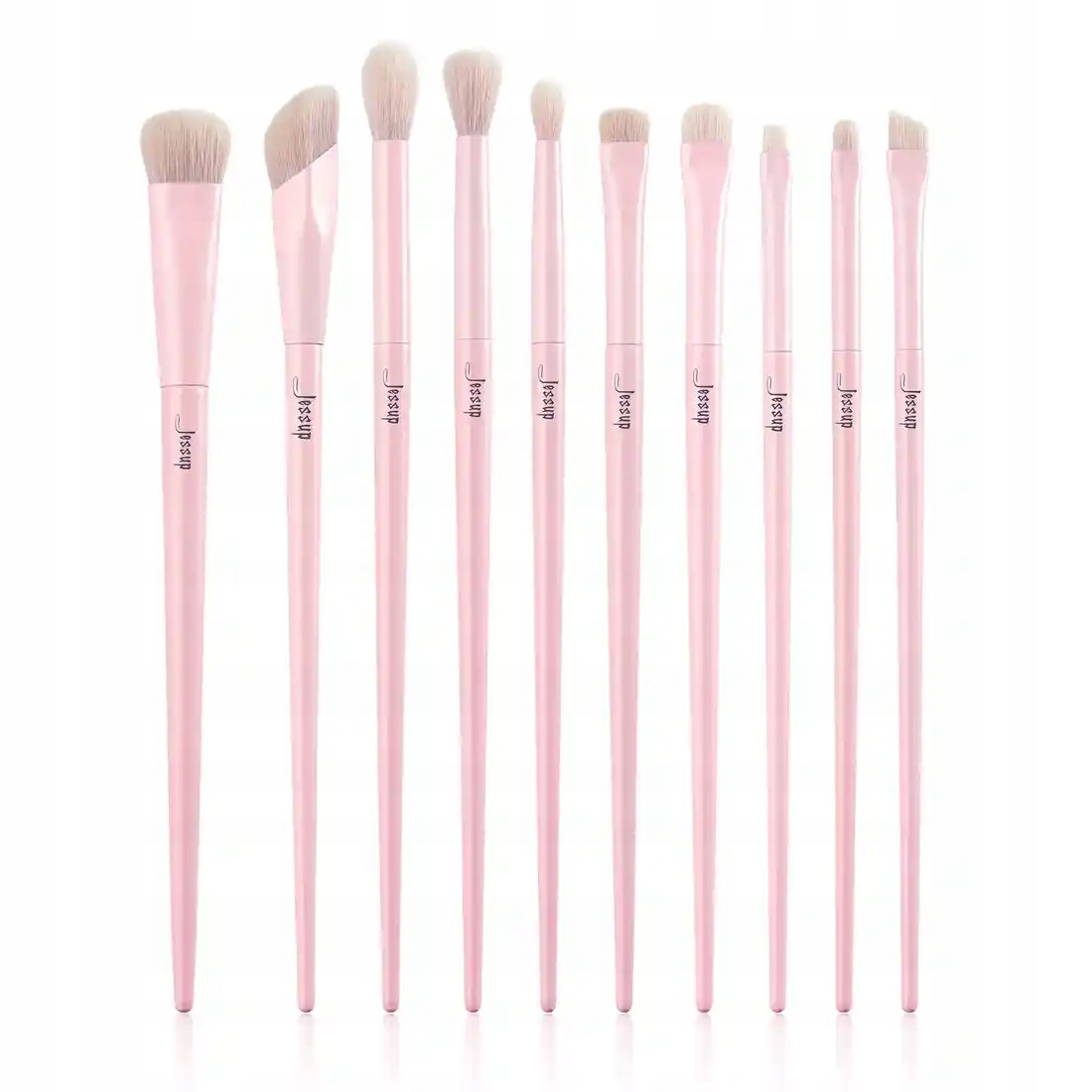Jessup Kolekce pro milovnice make-upu IV Crystal Pink Sada 10 štětců na make-up