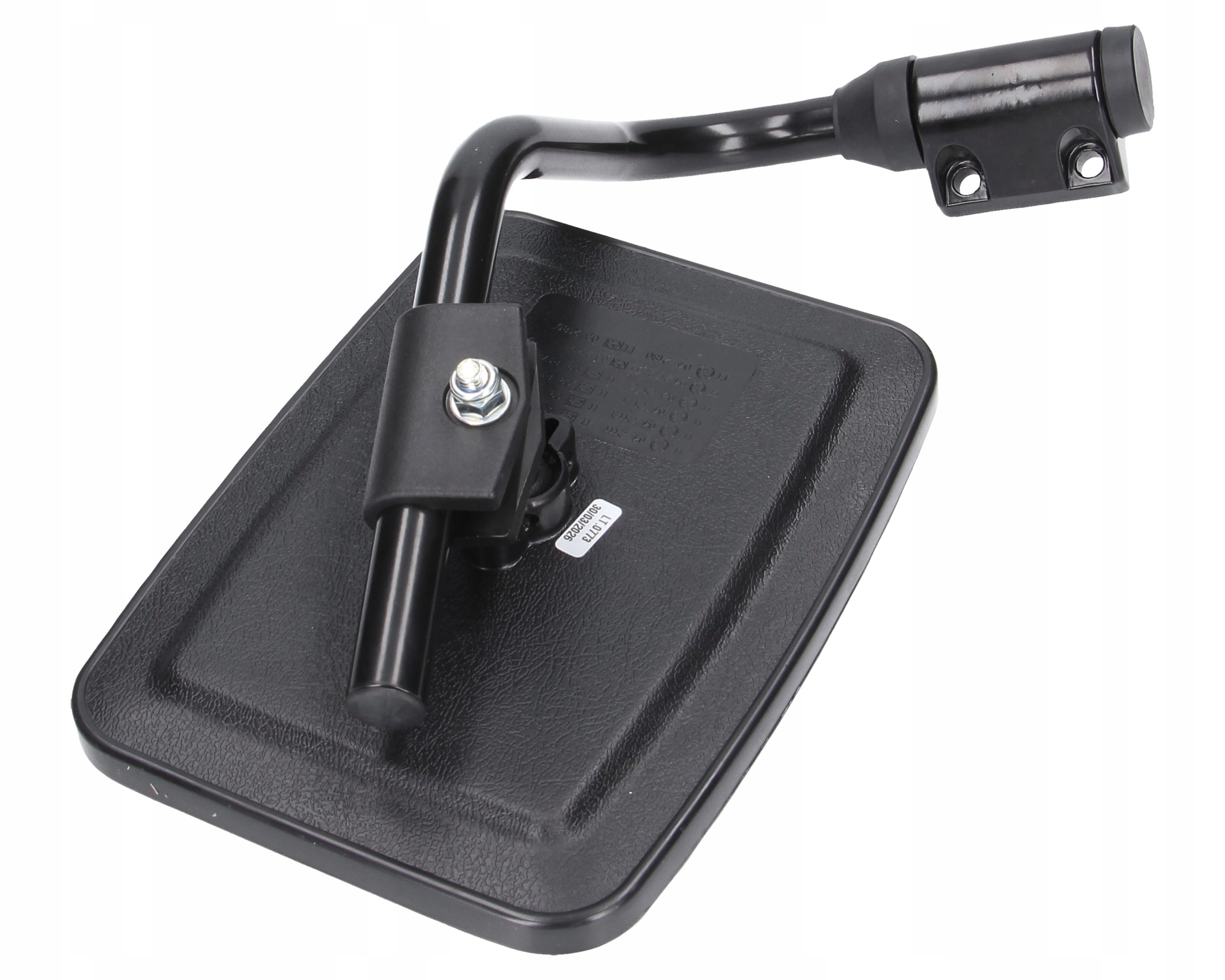 zrcátko s pravým ramenem pro traktor, bagr, nakladač 235x175 mm