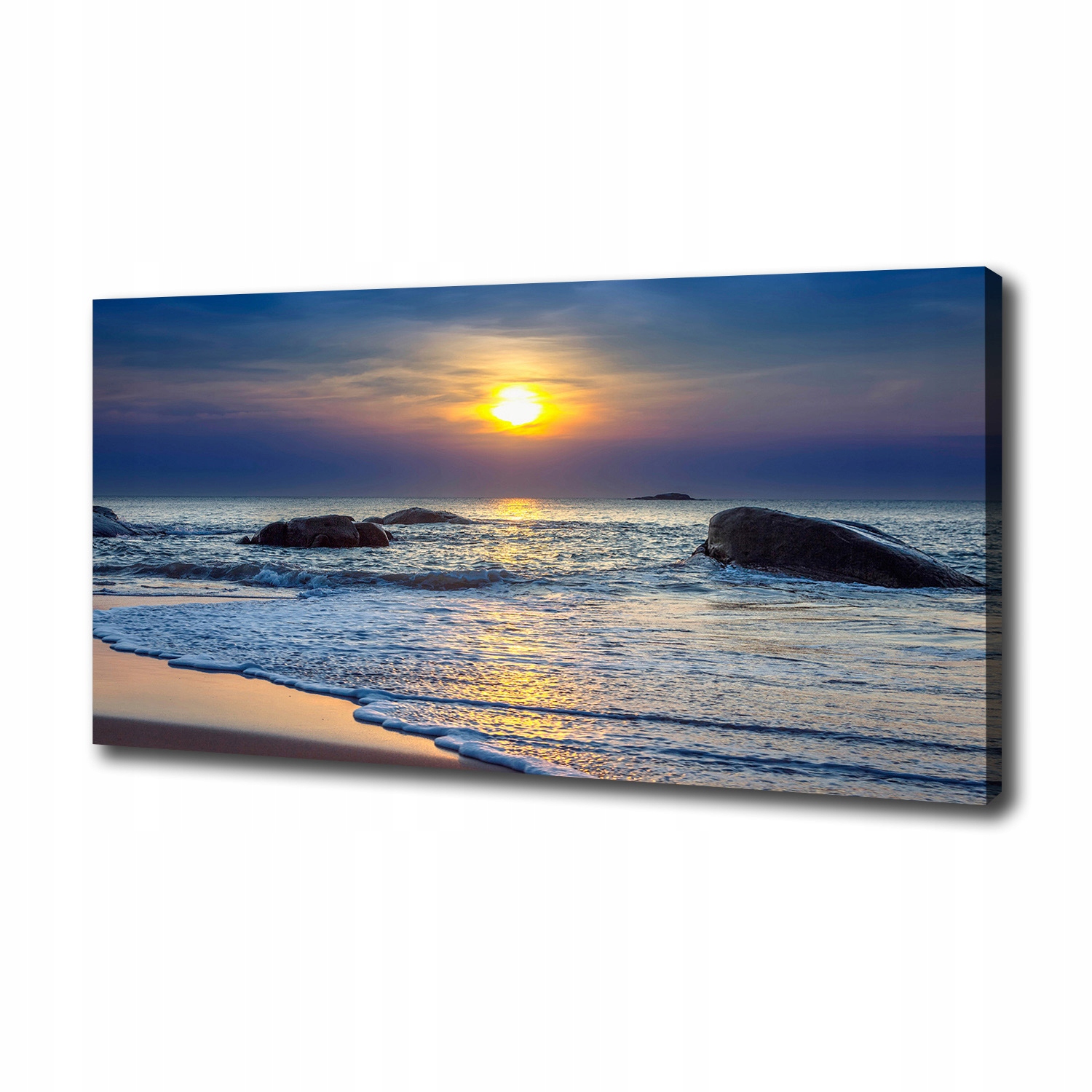 

Foto obraz na płótnie Zachód słońca morze 100x50cm