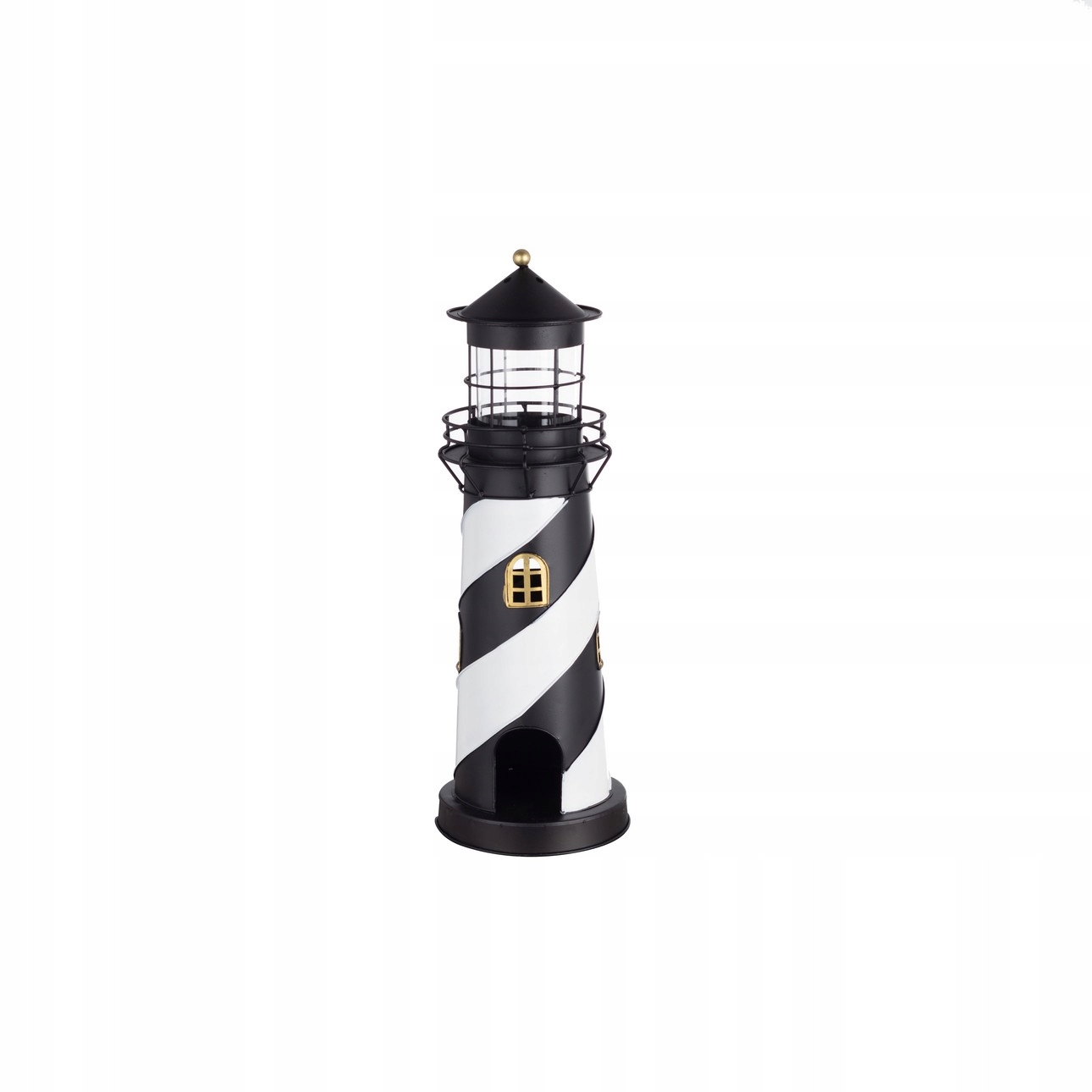 Dekoria Lampáš Lighthouse 46 cm čierna