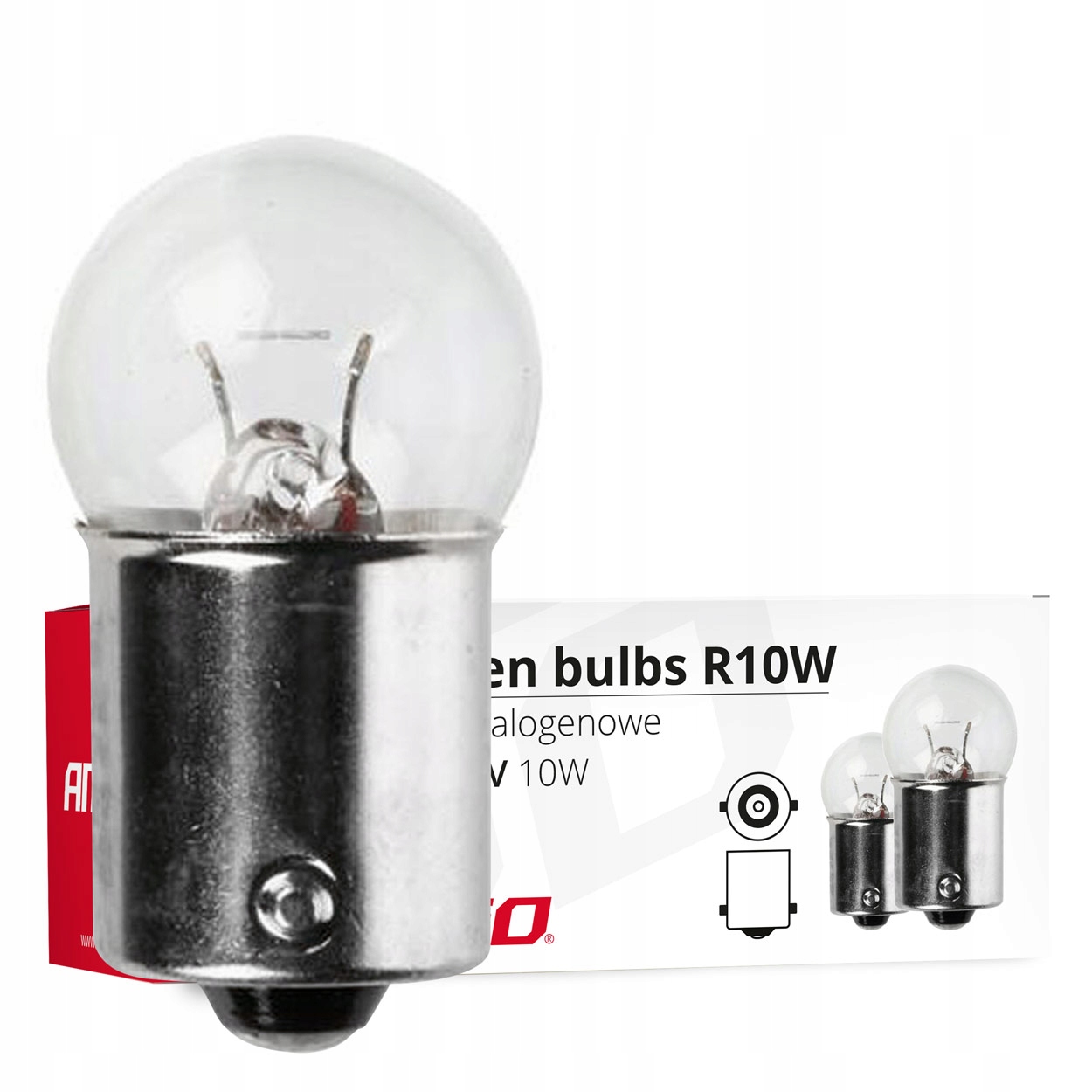 

Żarówki Halogenowe R10W BA15s 24V Postojówka 10szt