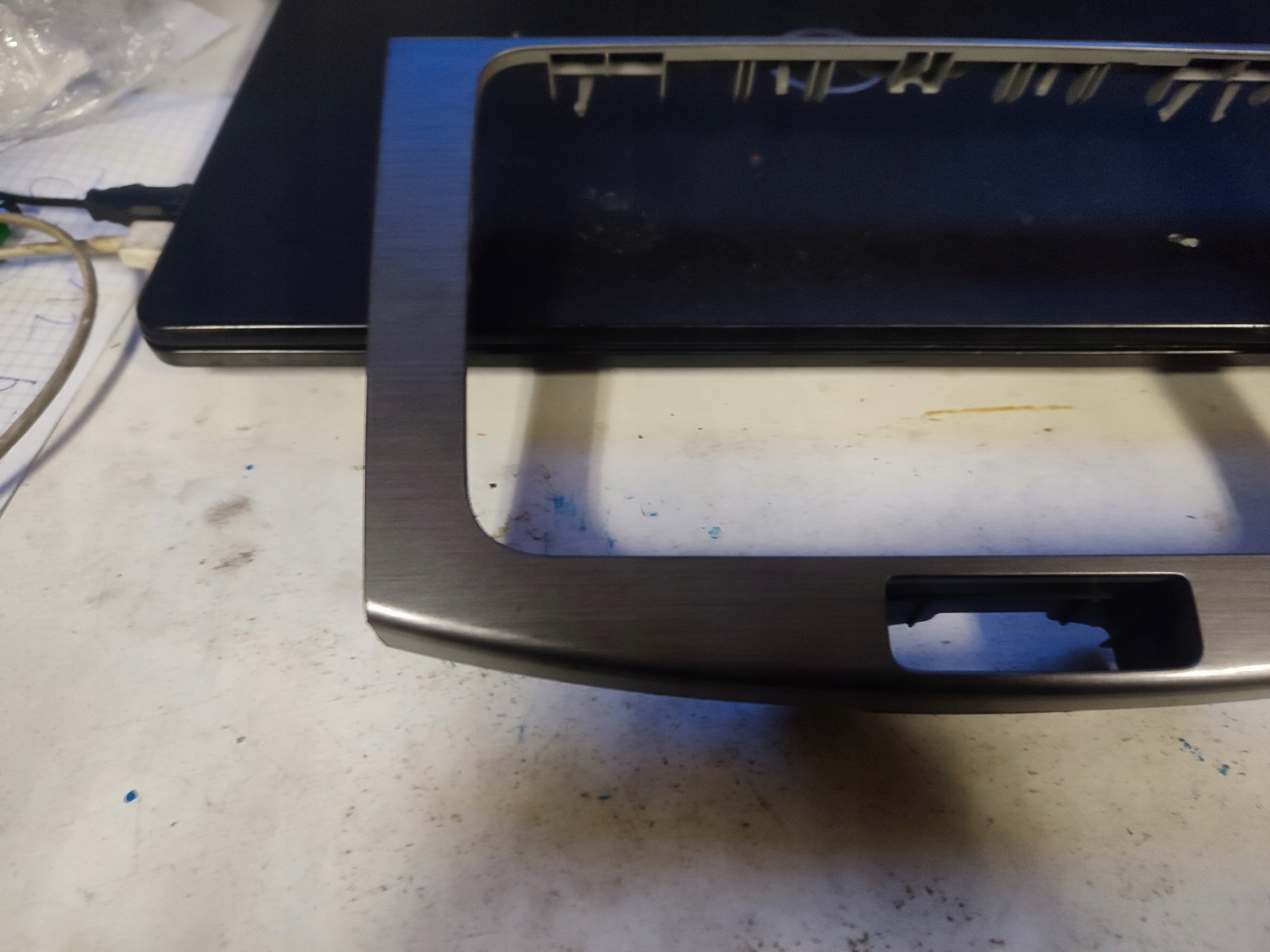 Châssis DEKOR RADIA Navigation du tableau de bord Console volkswagen PASSAT B7 3AA858069D