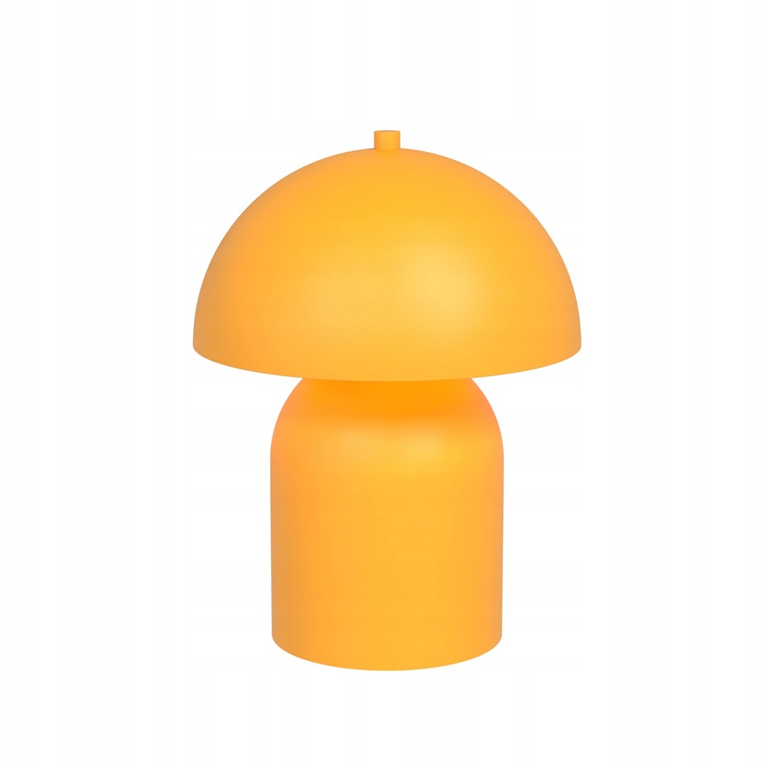 Nočná stolová lampa s oranžovým hríbom 8 W do obývačky a spálne na stôl