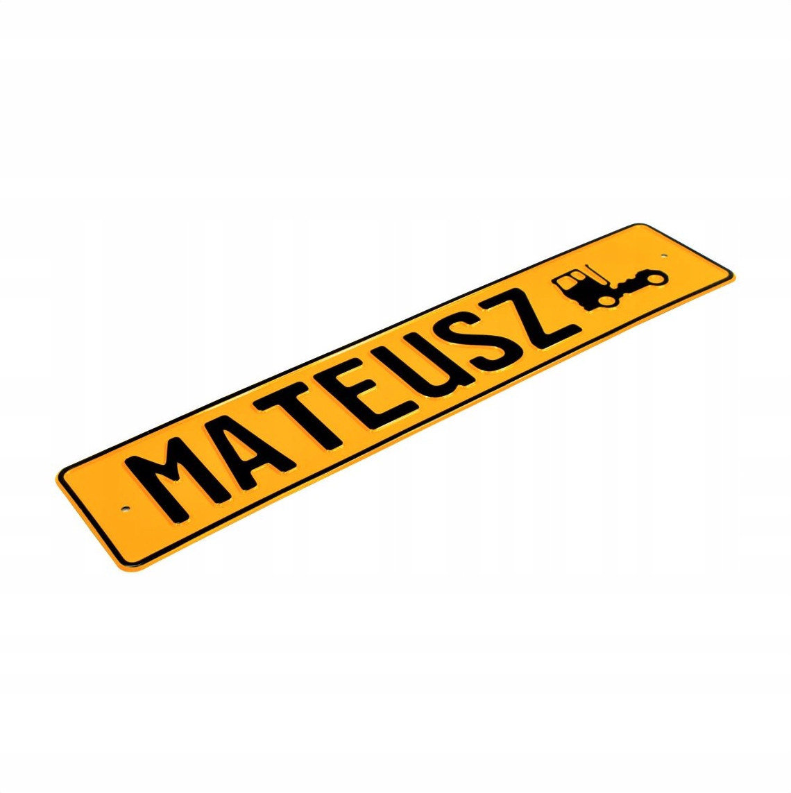 

Tablica aluminiowa kolekcjonerska gadżet Mateusz