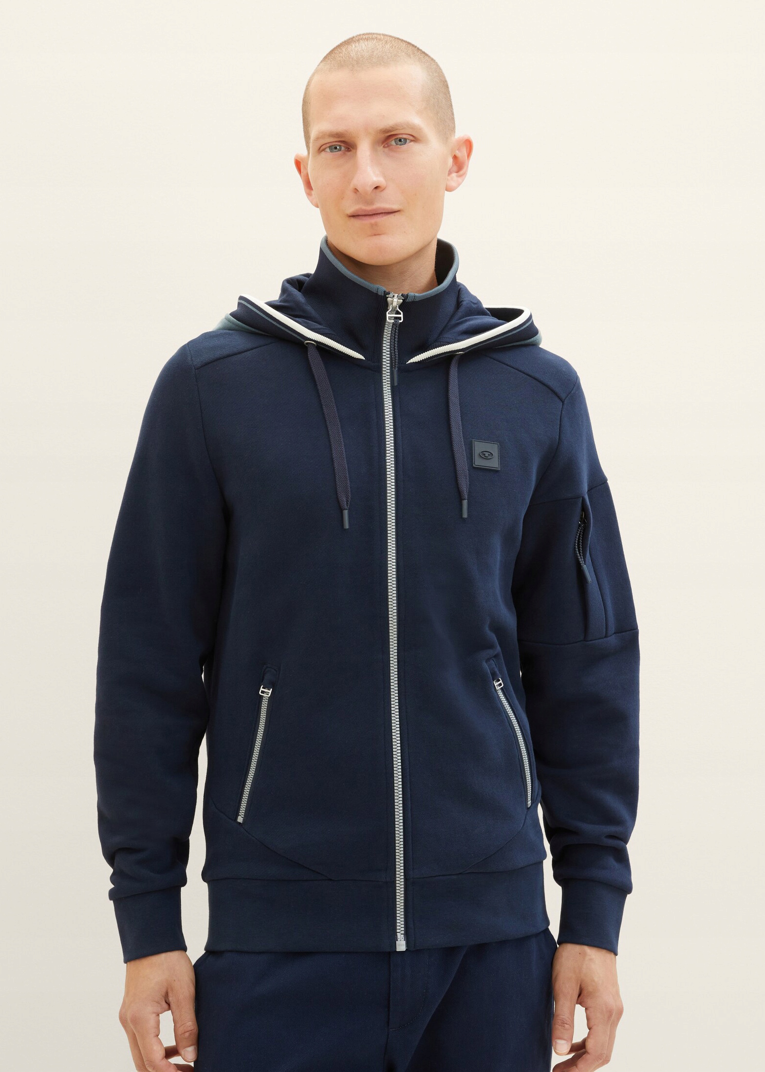Tom Tailor Jacket With A Stand-up Collar Sky Cap