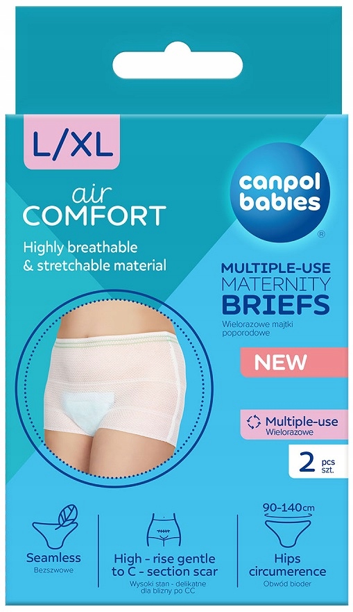 CANPOL WIELORAZOWE MAJTKI POPORODOWE L/XL 2 SZT.