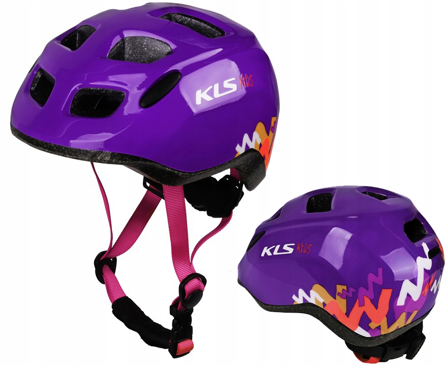 Kask Dziecięcy Kellys Zigzag Purple Xs (45-50cm)