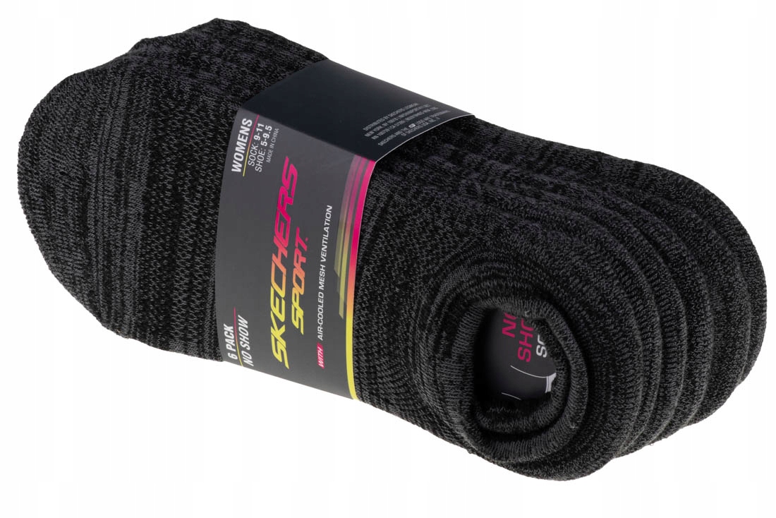 

Damskie Skarpety Skechers 6PK Womens 1/2 Terry So