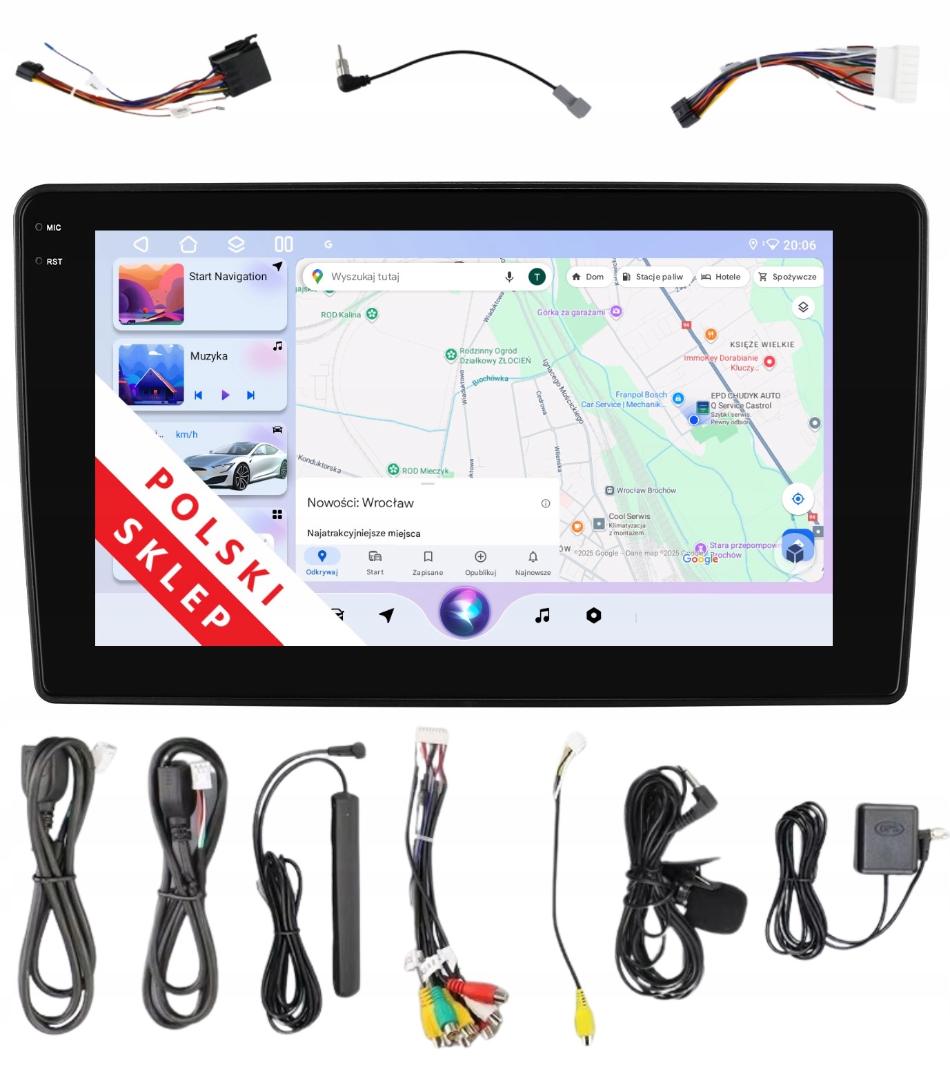 Rádio 2DIN Navigácia Android 14 Kia Ceed I 4/64 Gb Lte Dsp Carplay