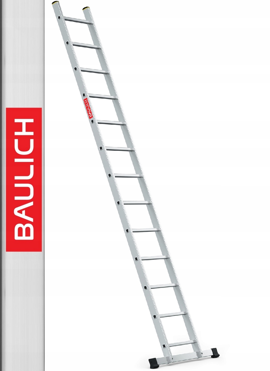 Prídavný hliníkový rebrík 1x13, silný Baulich, háčik Darček