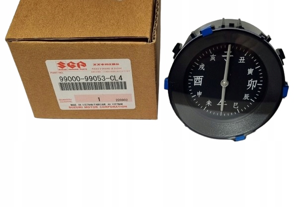 Suzuki Vitara 2015- zegarek centralny Kanji w konsoli OE 99000-99053-CL4 Numer katalogowy części 99000-99053-CL4