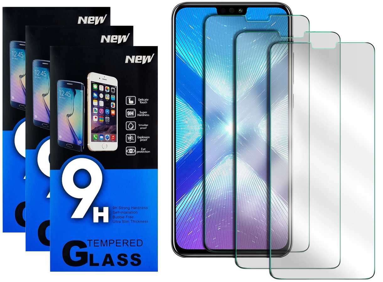 

Szkło Hartowane Szybka Do Honor 8X 3szt