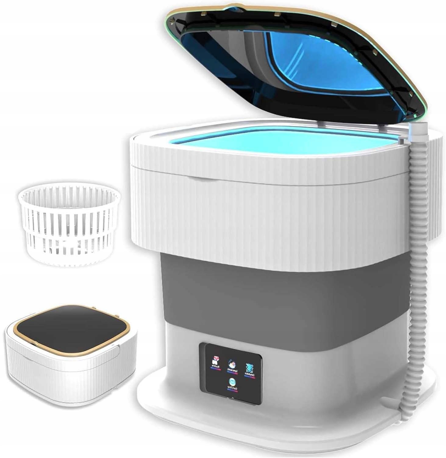 Mini Pralka Turystyczna Automatyczna Składana Przenośna 11L