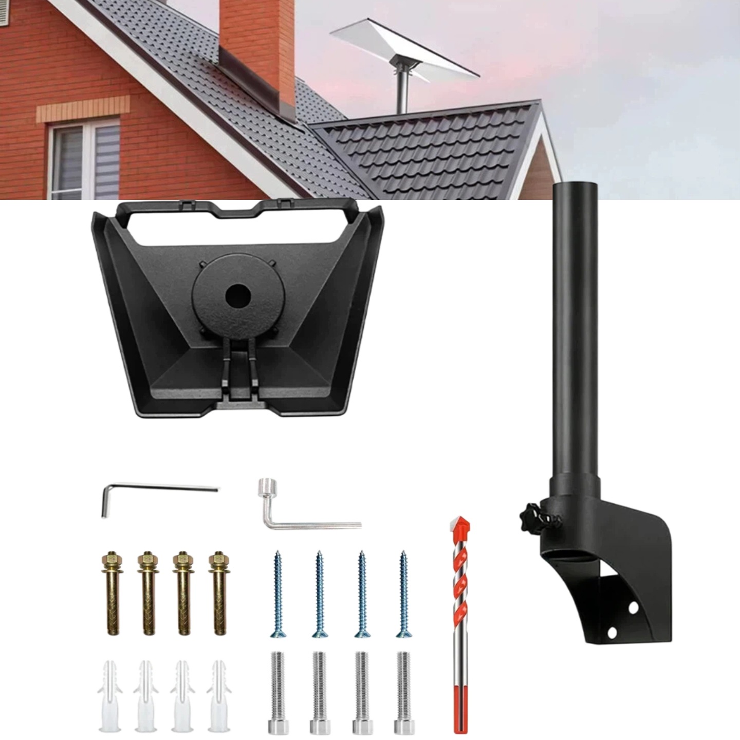 Nástěnný Střešní Držák Pro Gen 3, Nastavitelný, Pevný, Kompletní