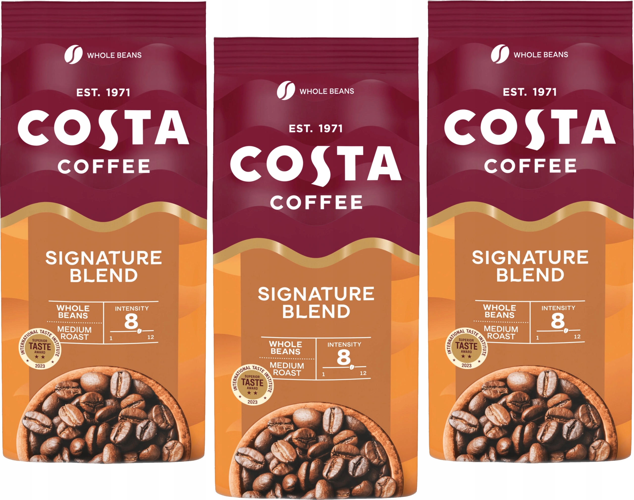 Levně Káva zrnková Costa Signature Blend Medium 3 x 500 g