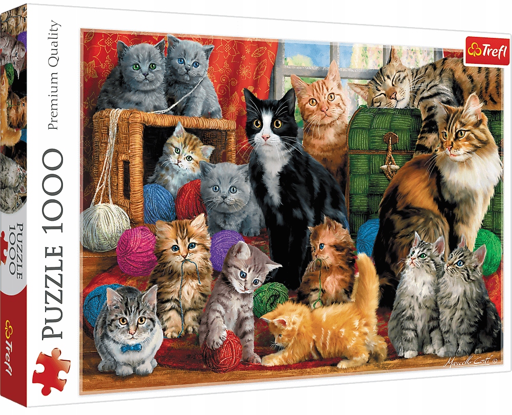 

Puzzle 1000 el. Kocie Spotkanie Kot Koty Trefl
