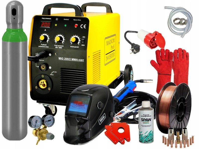 СВАРОЧНЫЙ АППАРАТ MIGOMAT MIG 200/2 MMA 230 / 400V КОМПЛЕКТ
