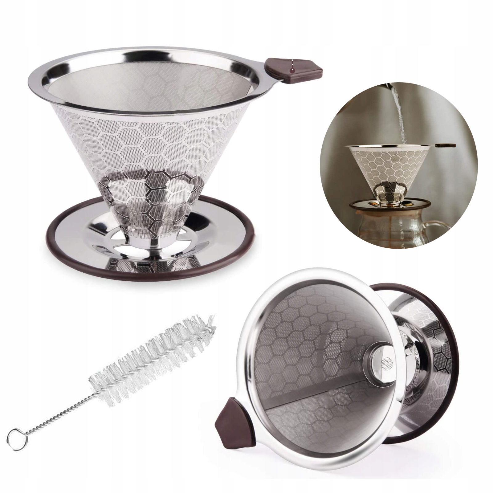 KAWY WIELOKROTNEGO UŻYTKU FILTR DRIPPER DRIP