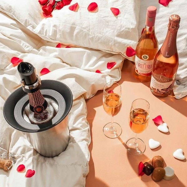 SCHŁADZACZ COOLER Szampana Wina Musującego Vacu Rodzaj wiaderko