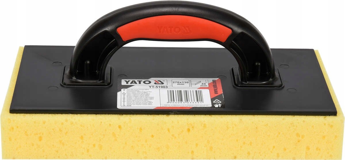 PACA DO FUGOWANIA Z GĄBKĄ NACINANĄ 40mm 270x130