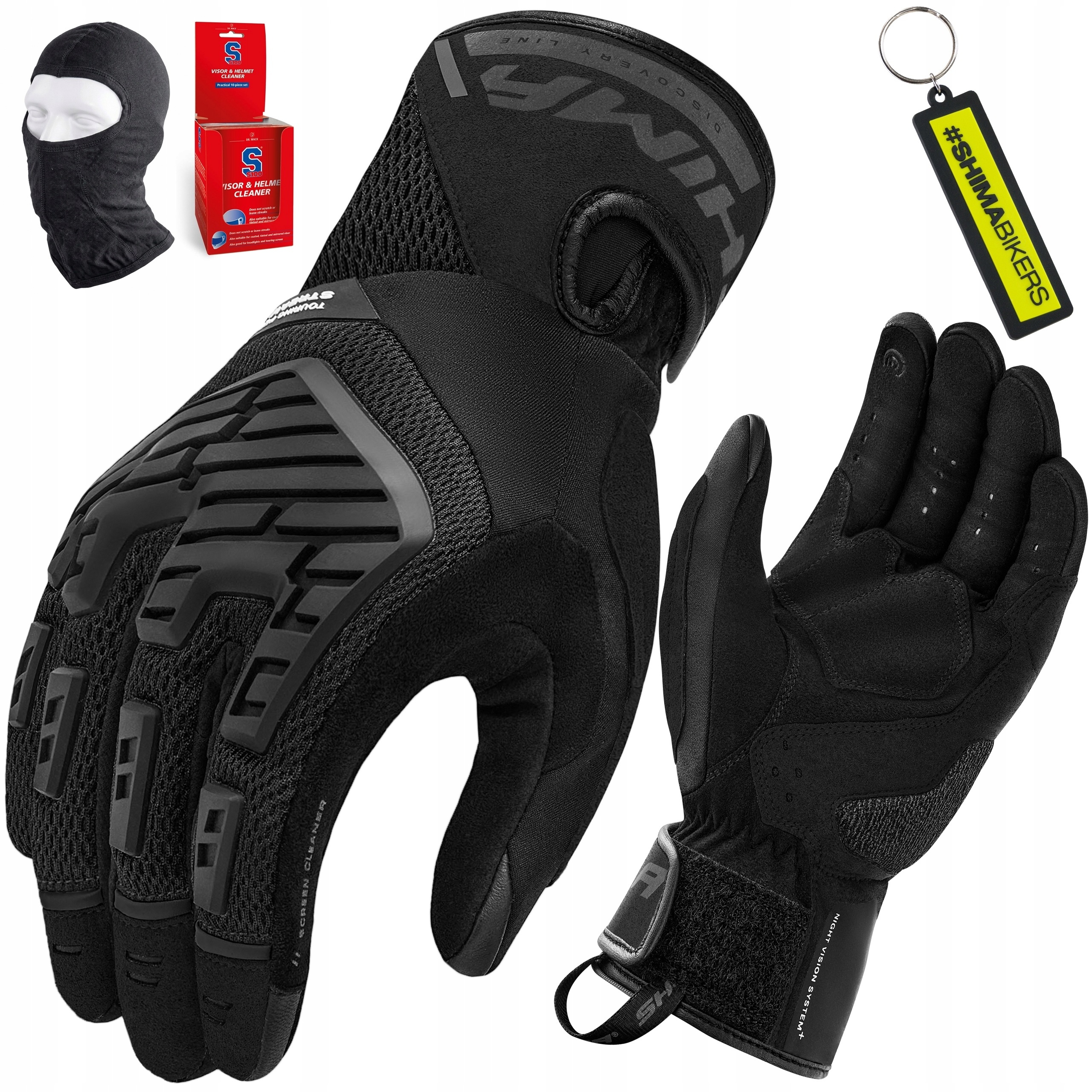 Dámske motocyklové rukavice Shima Stream letné mesh čierne Darčeky
