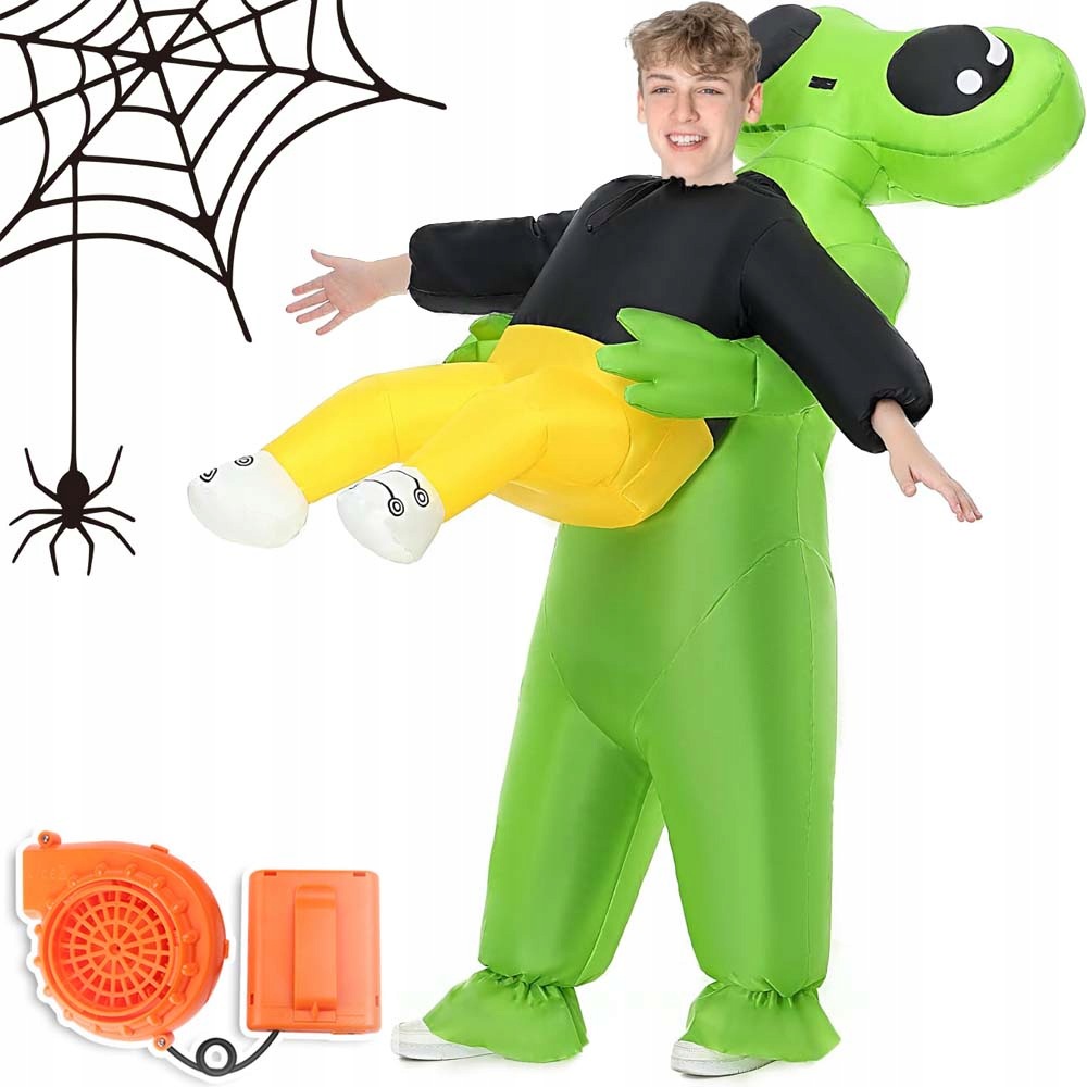 Nafukovací Kostým Cosplay S Ventilátorem V Sadě Halloweenský Převlek