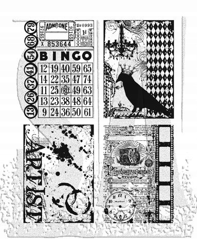 Tim Holtz Creative Collages Razítka (CMS044)