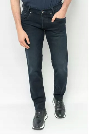 Pepe Jeans Kalhoty Bavlněné Dlouhé Modré 31/32 1Z8G3_B* T4A