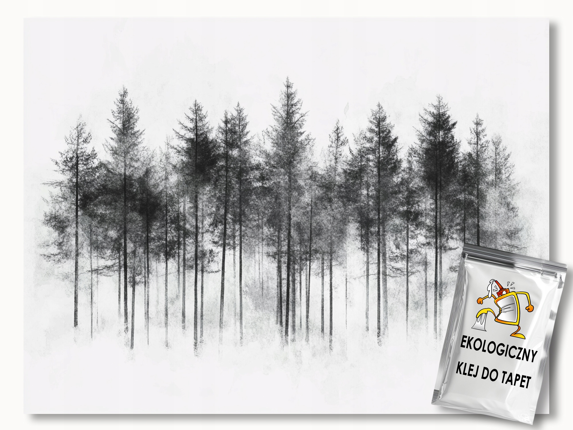 Fototapeta Flizelina Grafika Příroda Krajina Les Stromy Borovice 416x290 130g