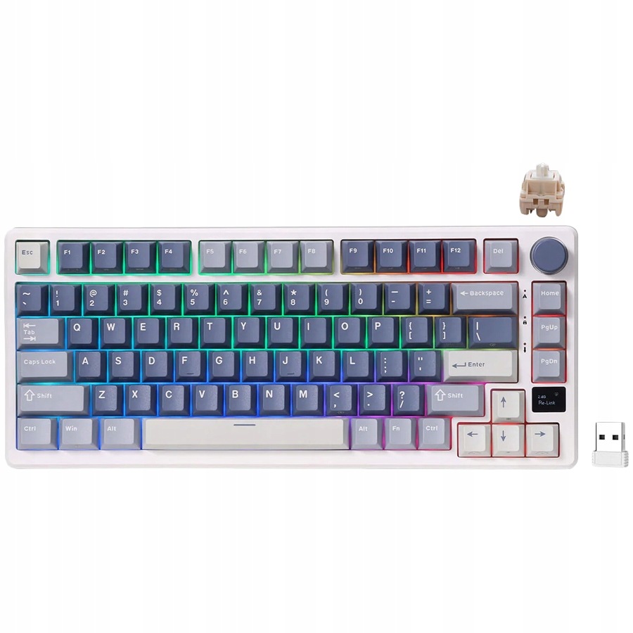 Royal Kludge Rk M75 Herní Klávesnice Pro Pc Notebook Cream Switch